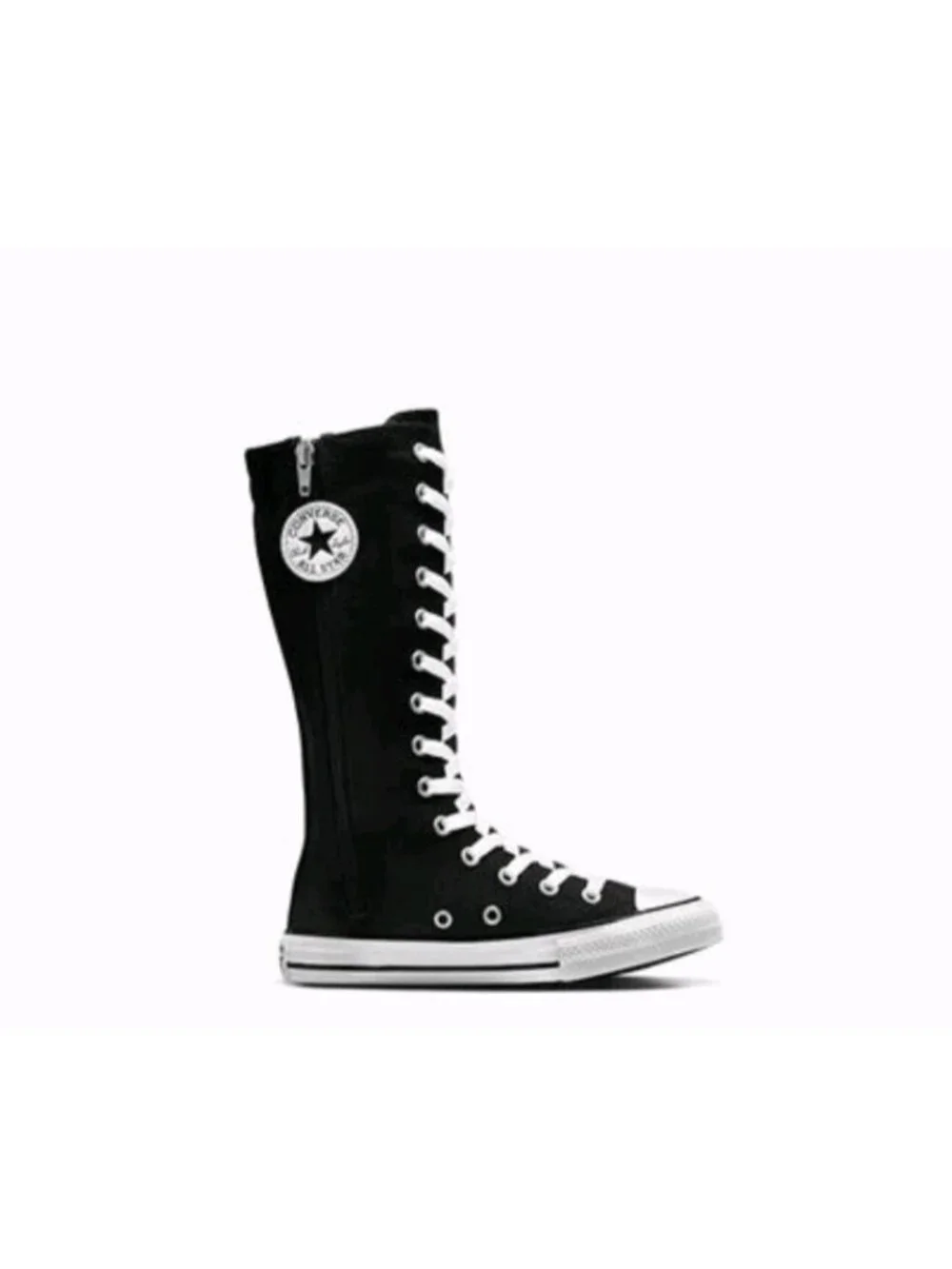 RARE Converse Chuck Taylor All Star XX Hi Knee High Black Boots Sz 3Y Woman's 5